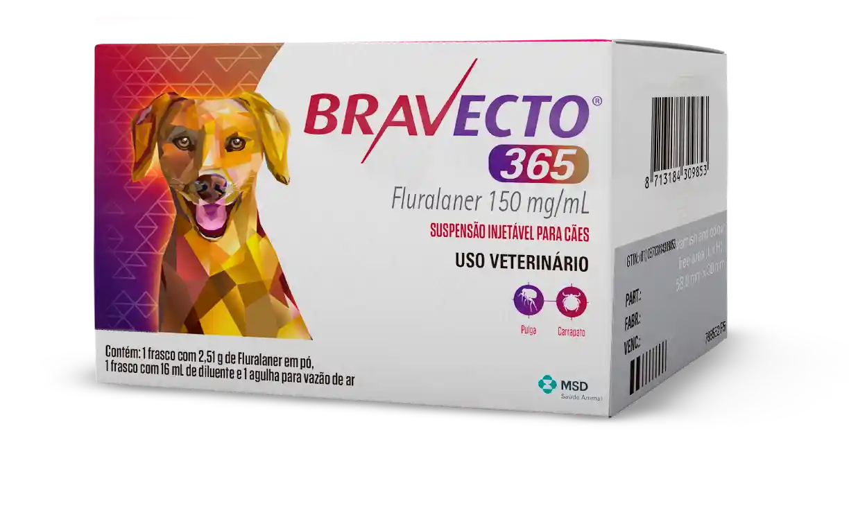 Embalagem Bravecto 365